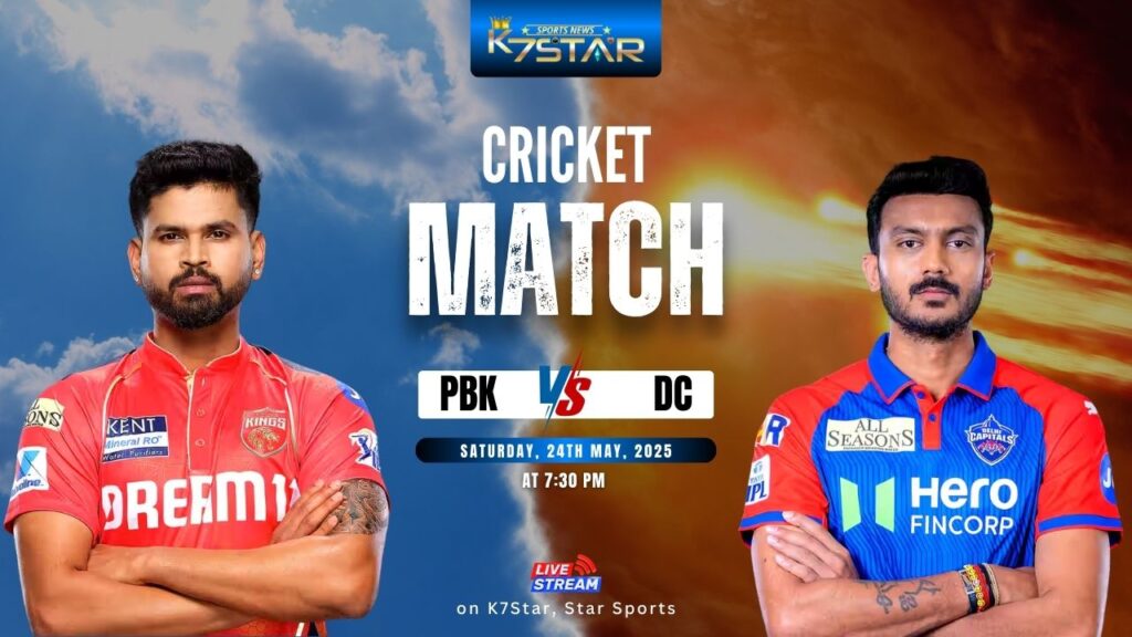 IPL 2025 Match 66: PBKS vs DC – Match Preview, Prediction & Fantasy Insights